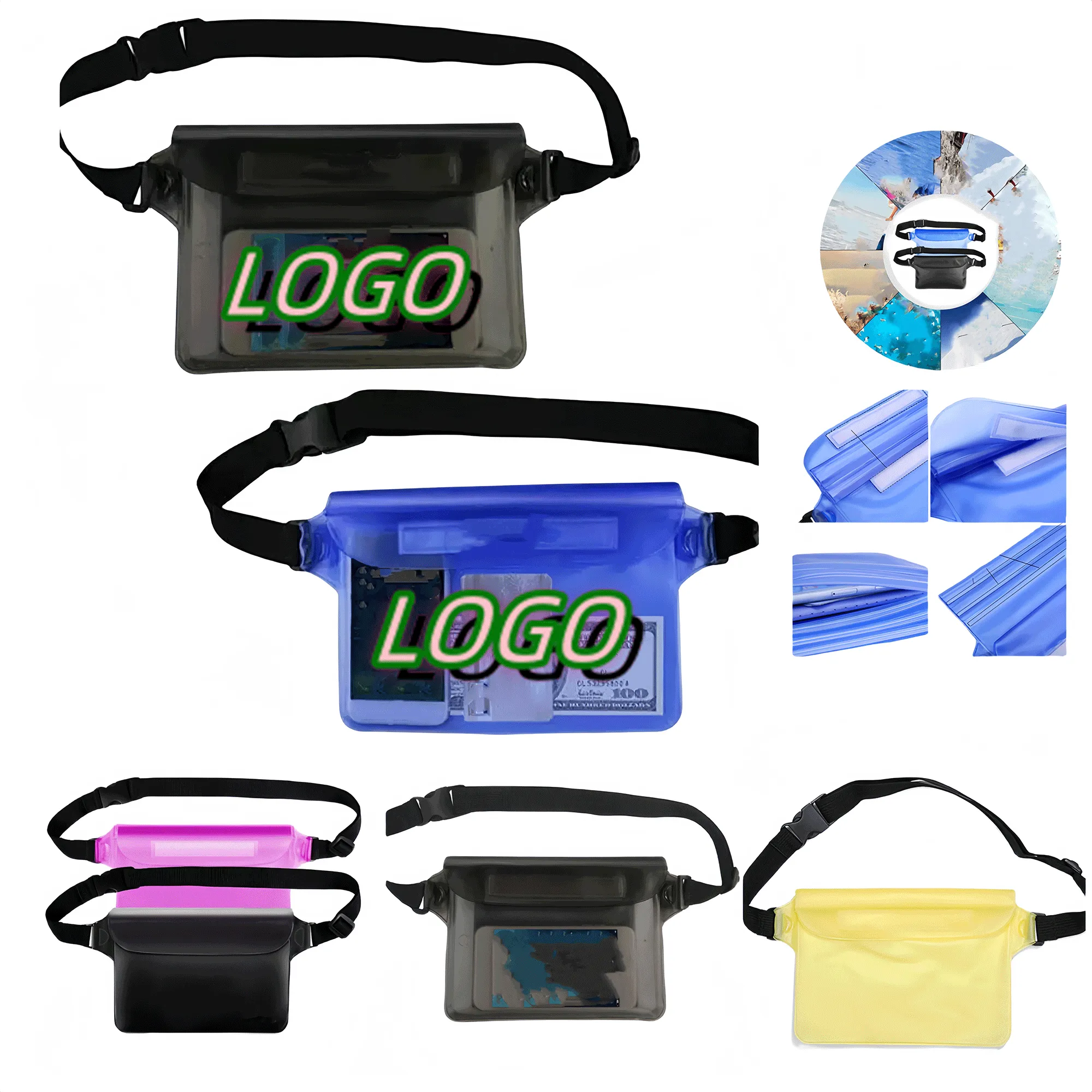 PVC Waterproof Phone Belt