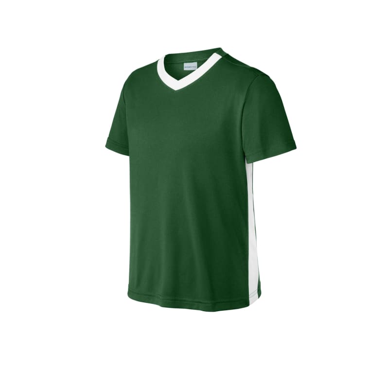 Sport-Tek Youth Competitor United V-Neck 68