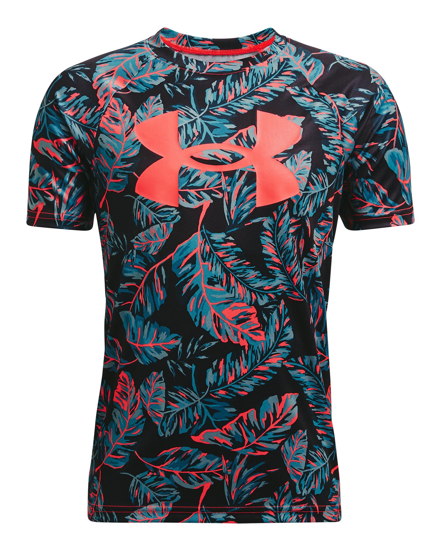 UA Tech Big Logo Printed Boys' Short Sleeve 13