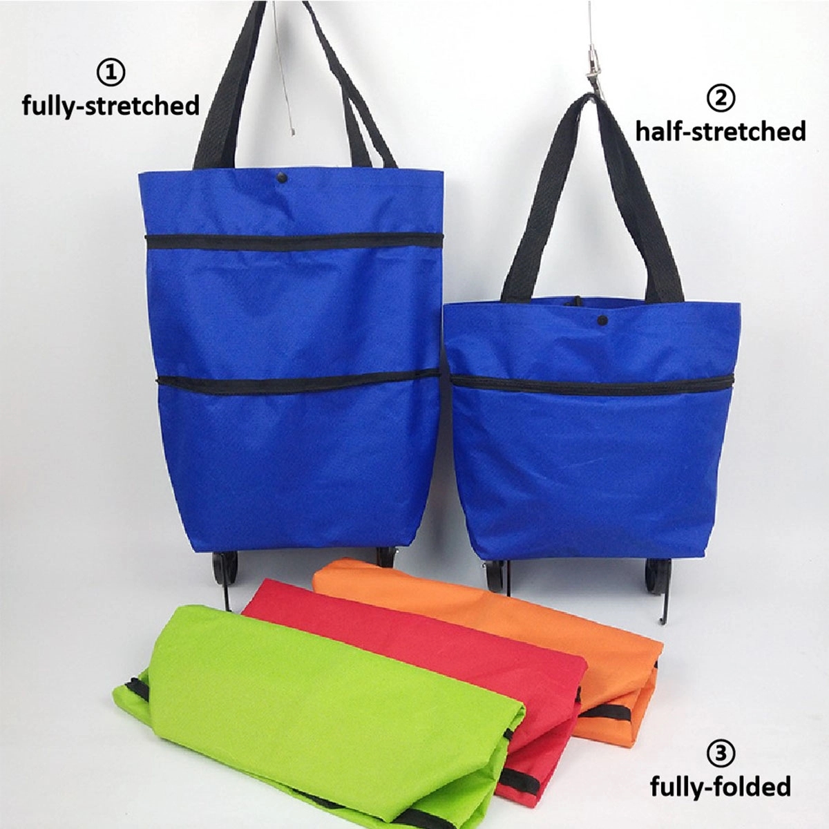 Reusable Grocery Bags Foldable Large 4