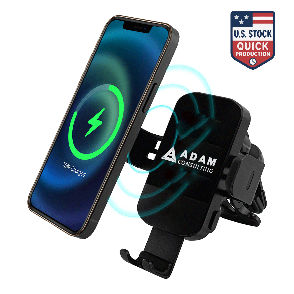 Auto-Clamping Car Charger Mount with 15W Fast Charging 2