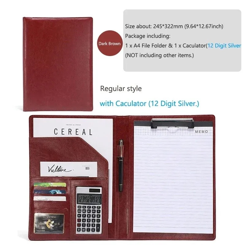A4 Multifunctional Portable Folder with note papers 3