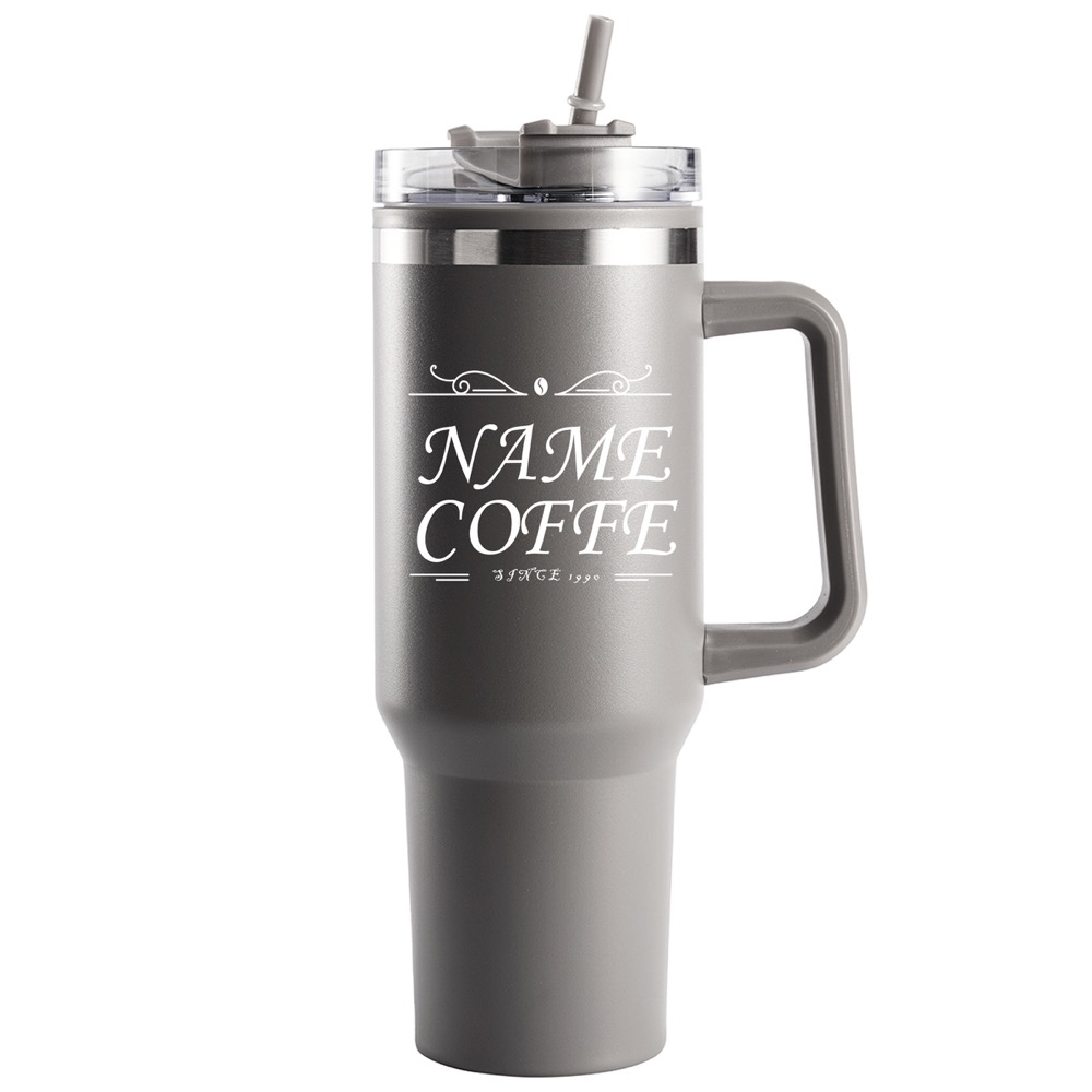 40oz. S/S Double Wall Tumbler with Plastic Liner 4