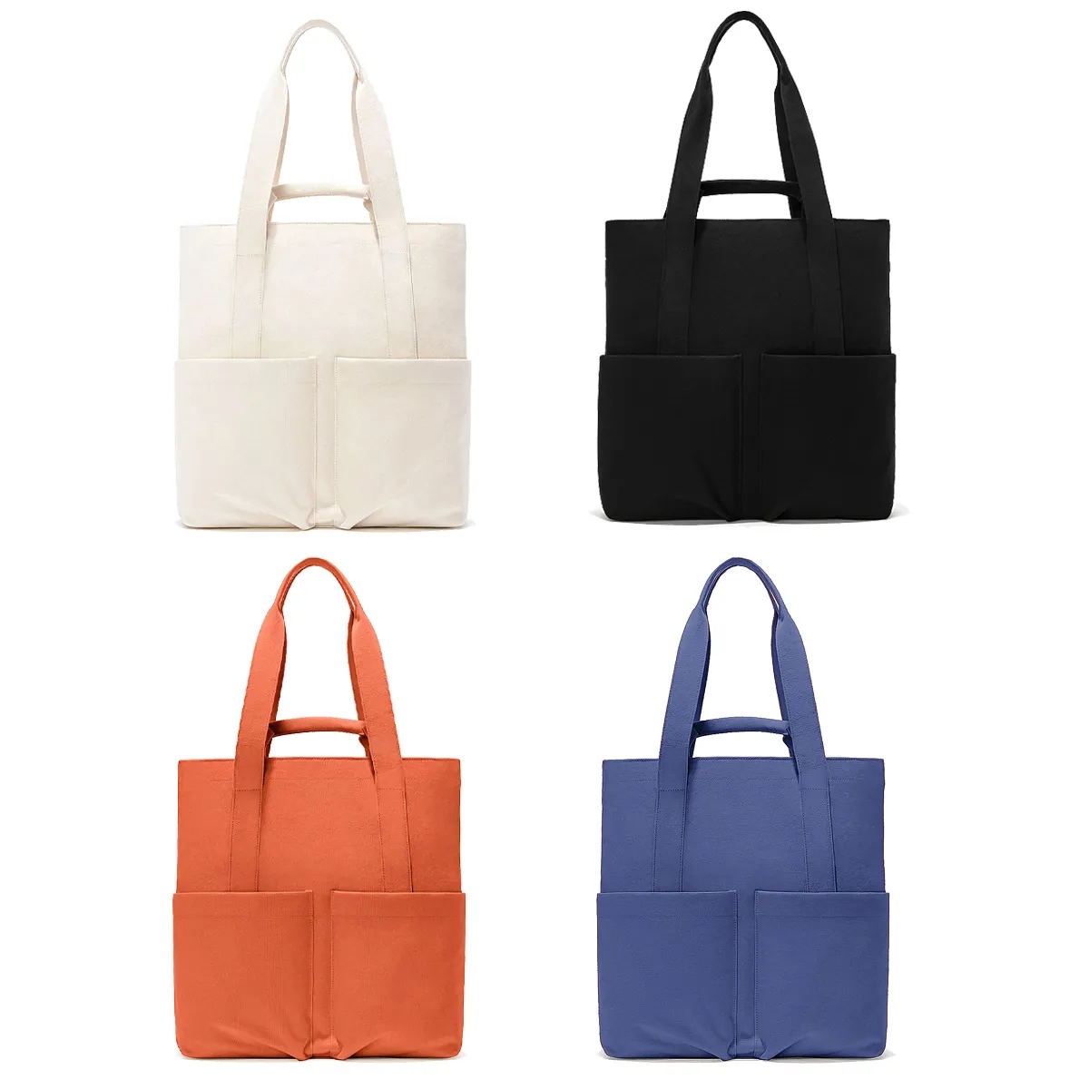Multi Daily Use Canvas Tote Bag reusable Shoulder Crossbody, custom tote bag with logo imprint 5