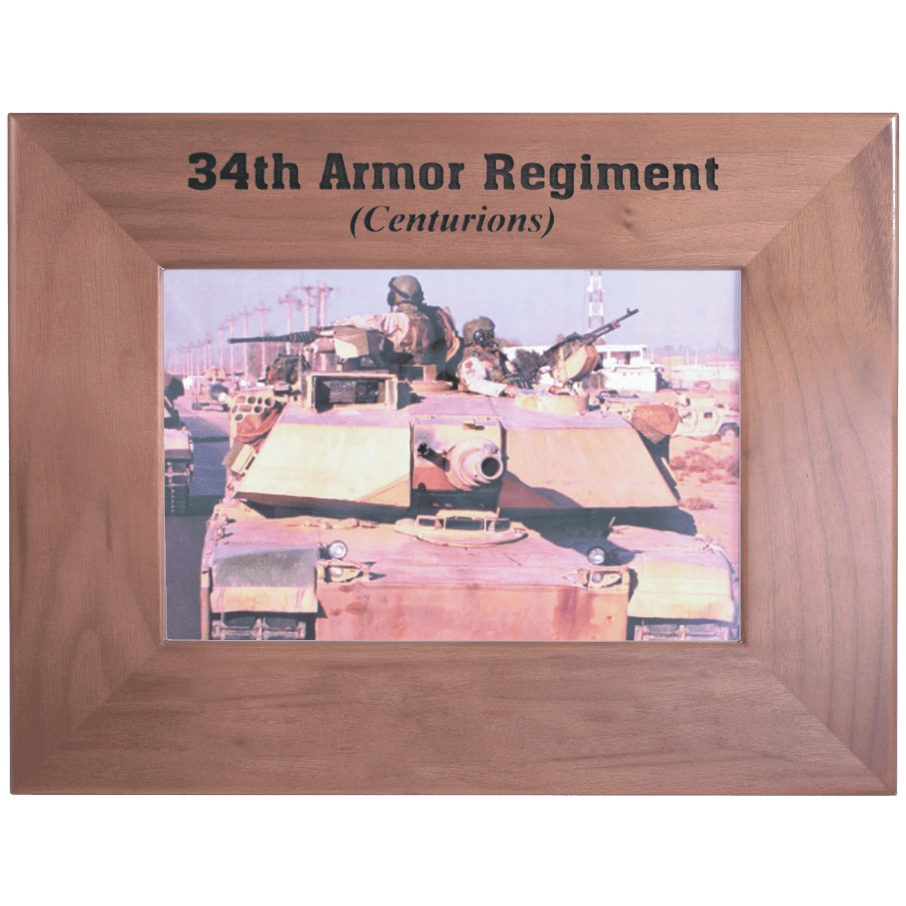 4" x 6" Genuine Walnut Picture Frame 2