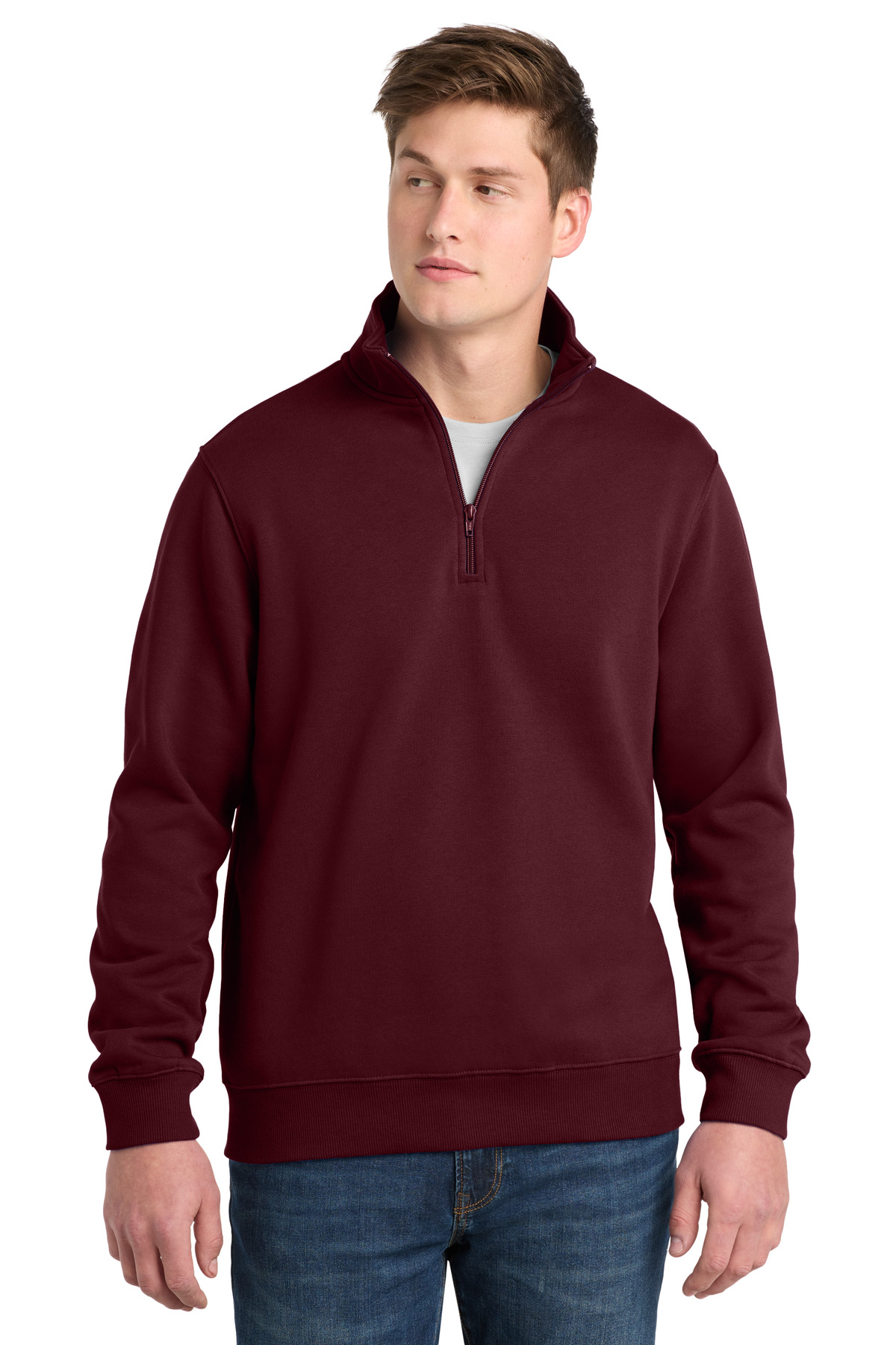 Sport-Tek 1/4-Zip Sweatshirt. ST253, custom hoodie or sweatshirt with logo imprint 59