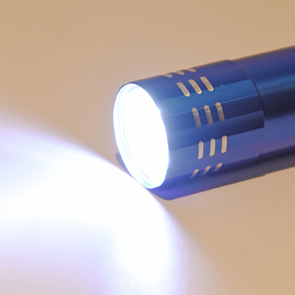 Mini nine-light LED flashlight electric torch 4