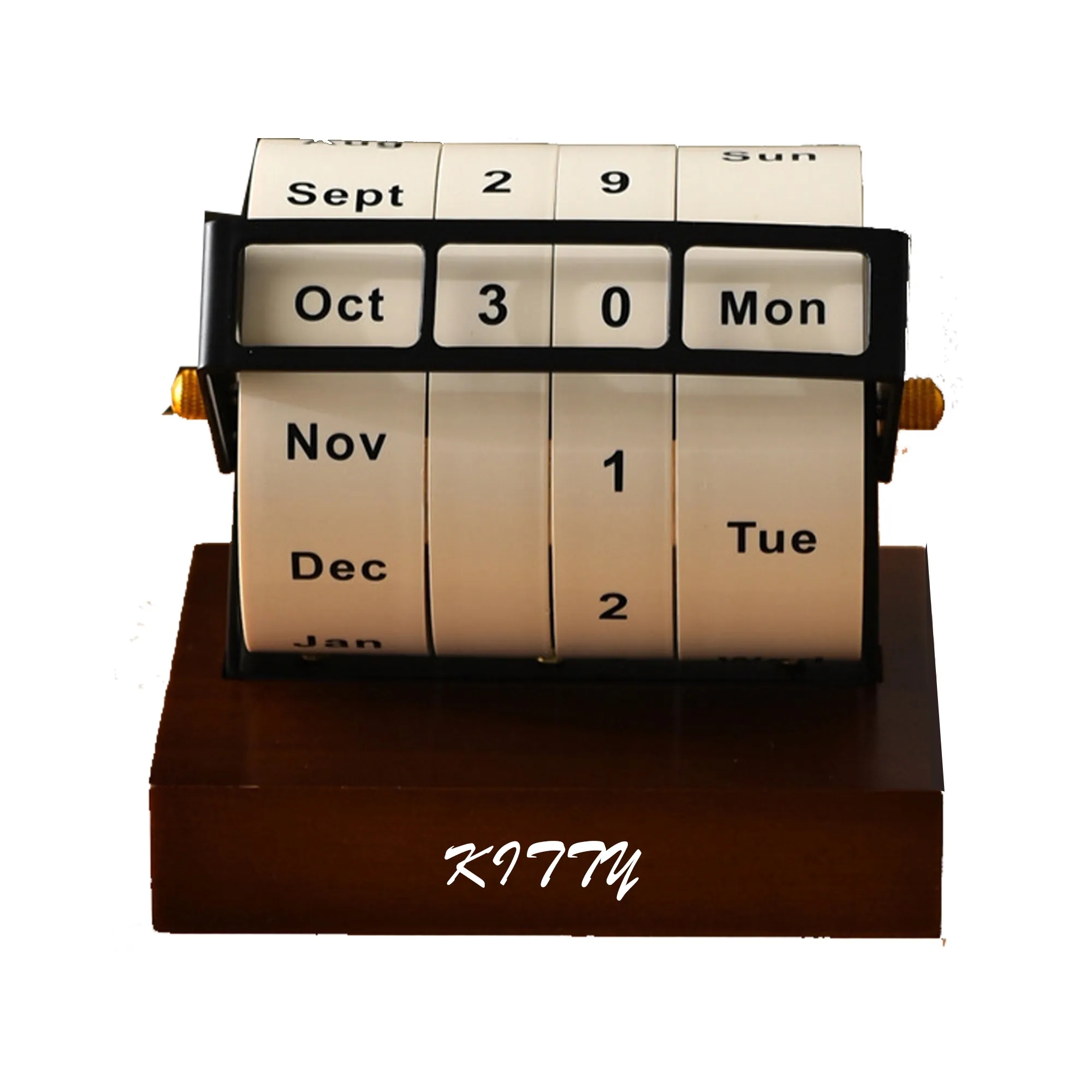Rotary Perpetual Calendar Desktop Ornament 5