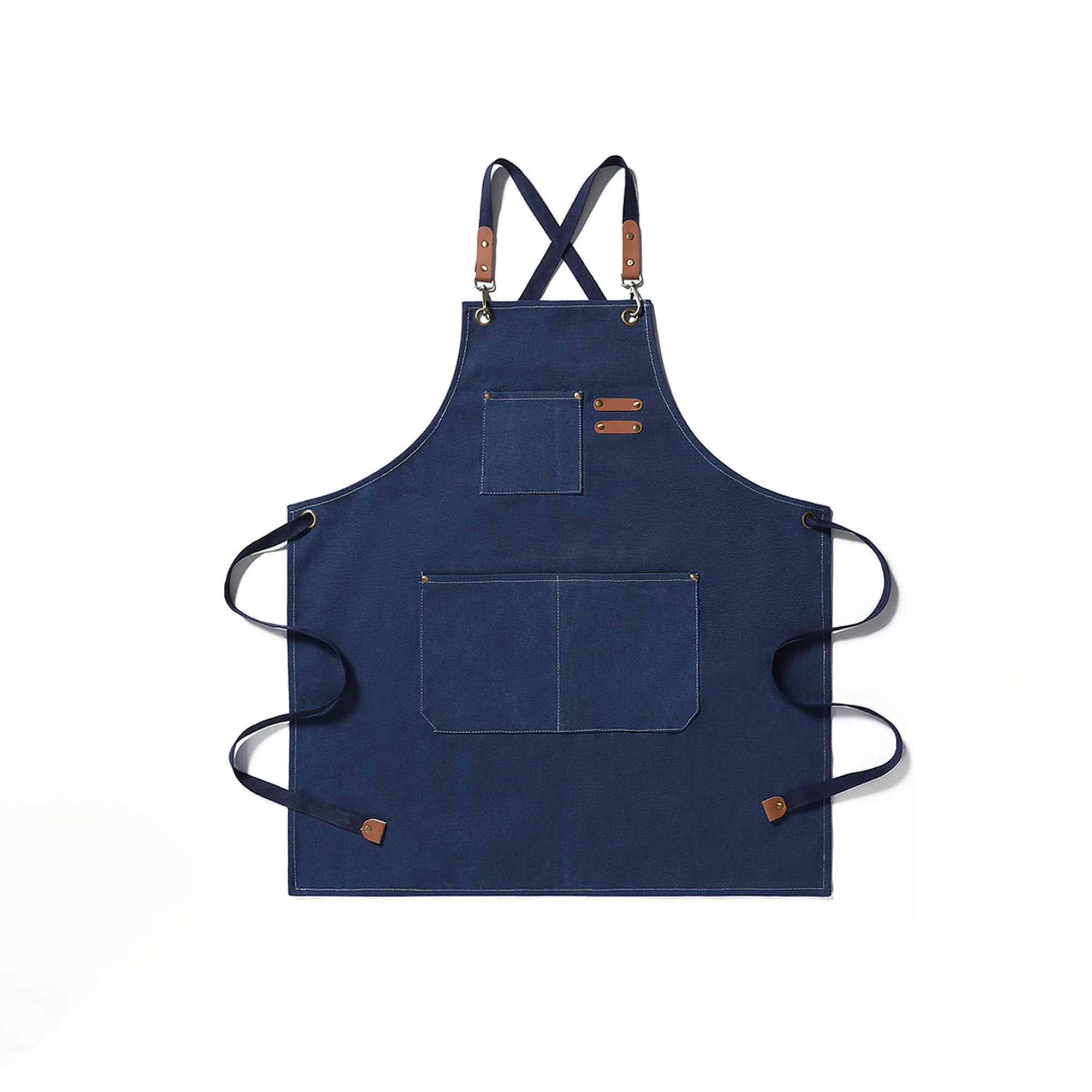 Household Oil-proof Canvas Kitchen Apron 3