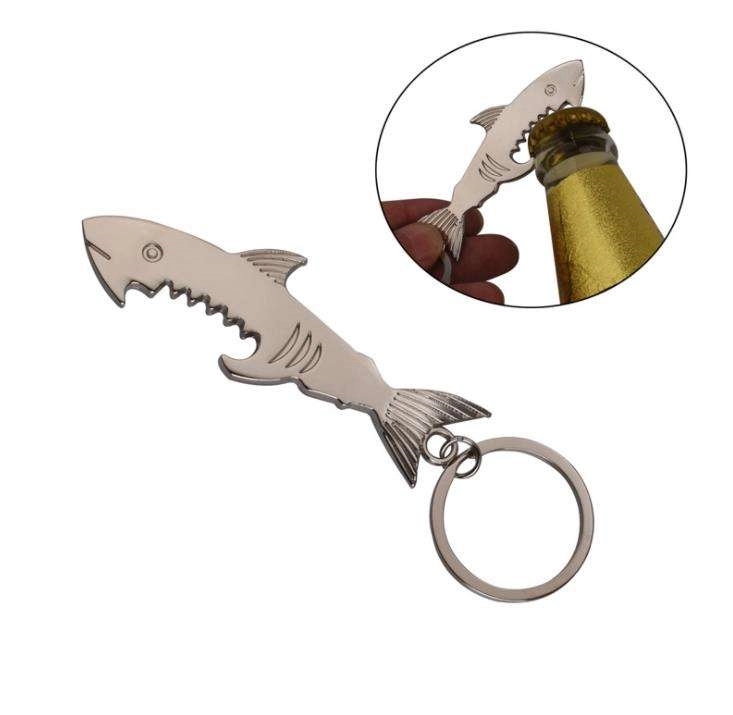 Fish Metal Shark Bottle Opener keychain 2