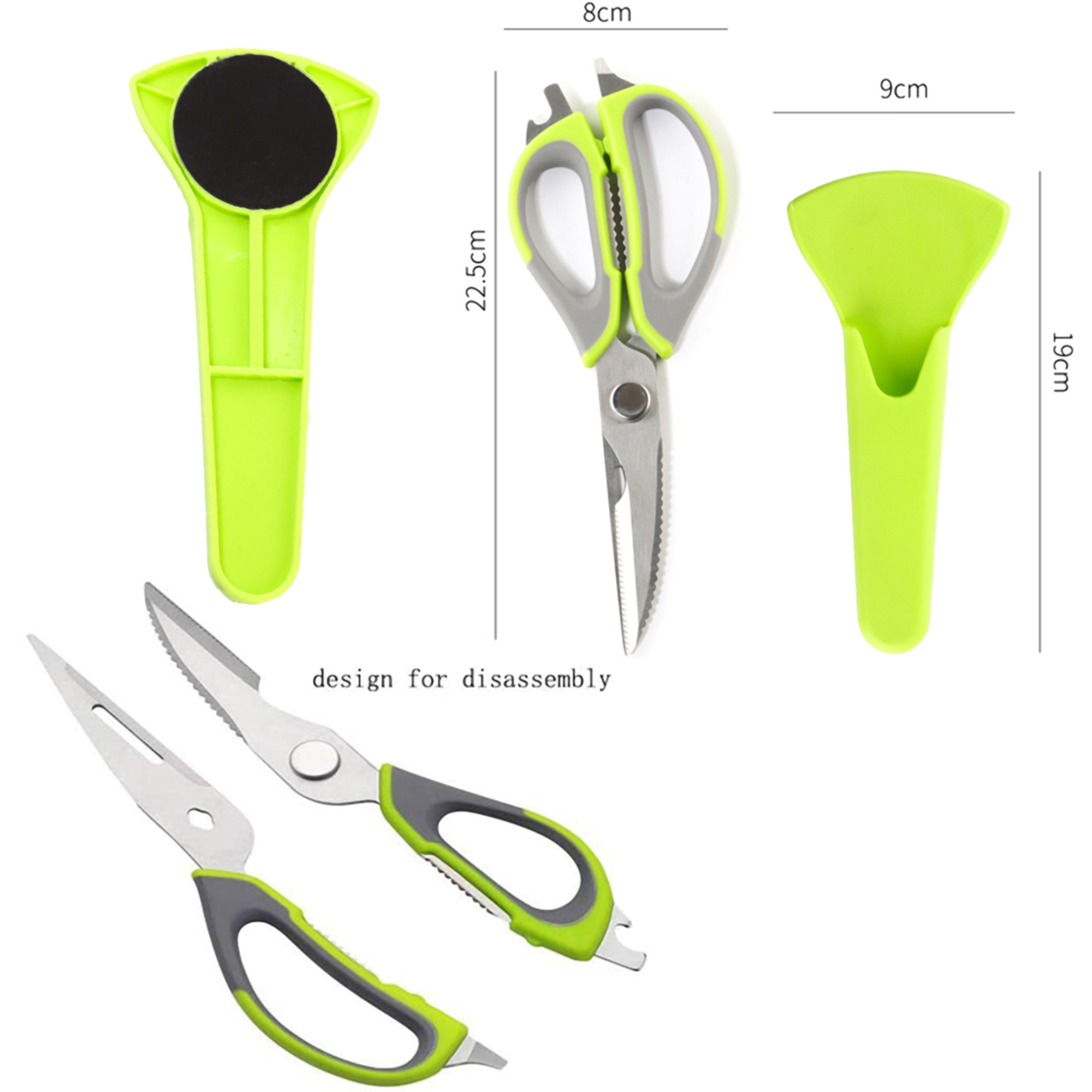 Multi-Functional Stainless Steel Kitchen Scissors 3