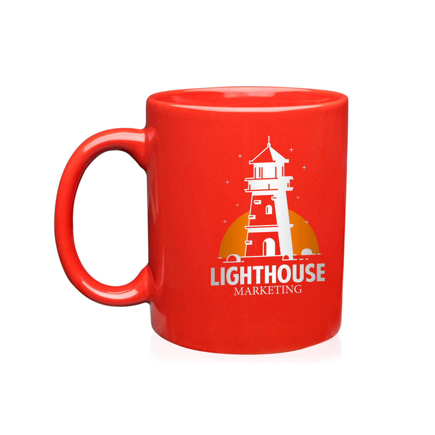 11 oz. Ceramic Custom Mug (2 Color Imprint) 10