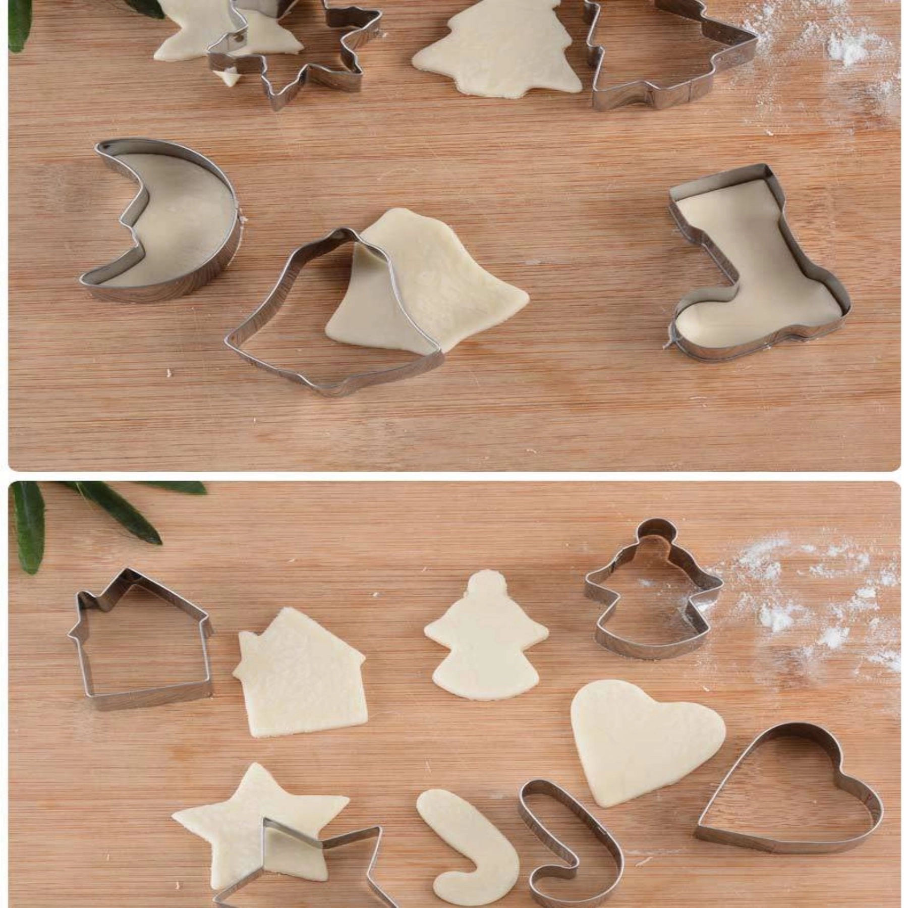 Xmas Christmas Biscuit Cookie Cutter Set 6