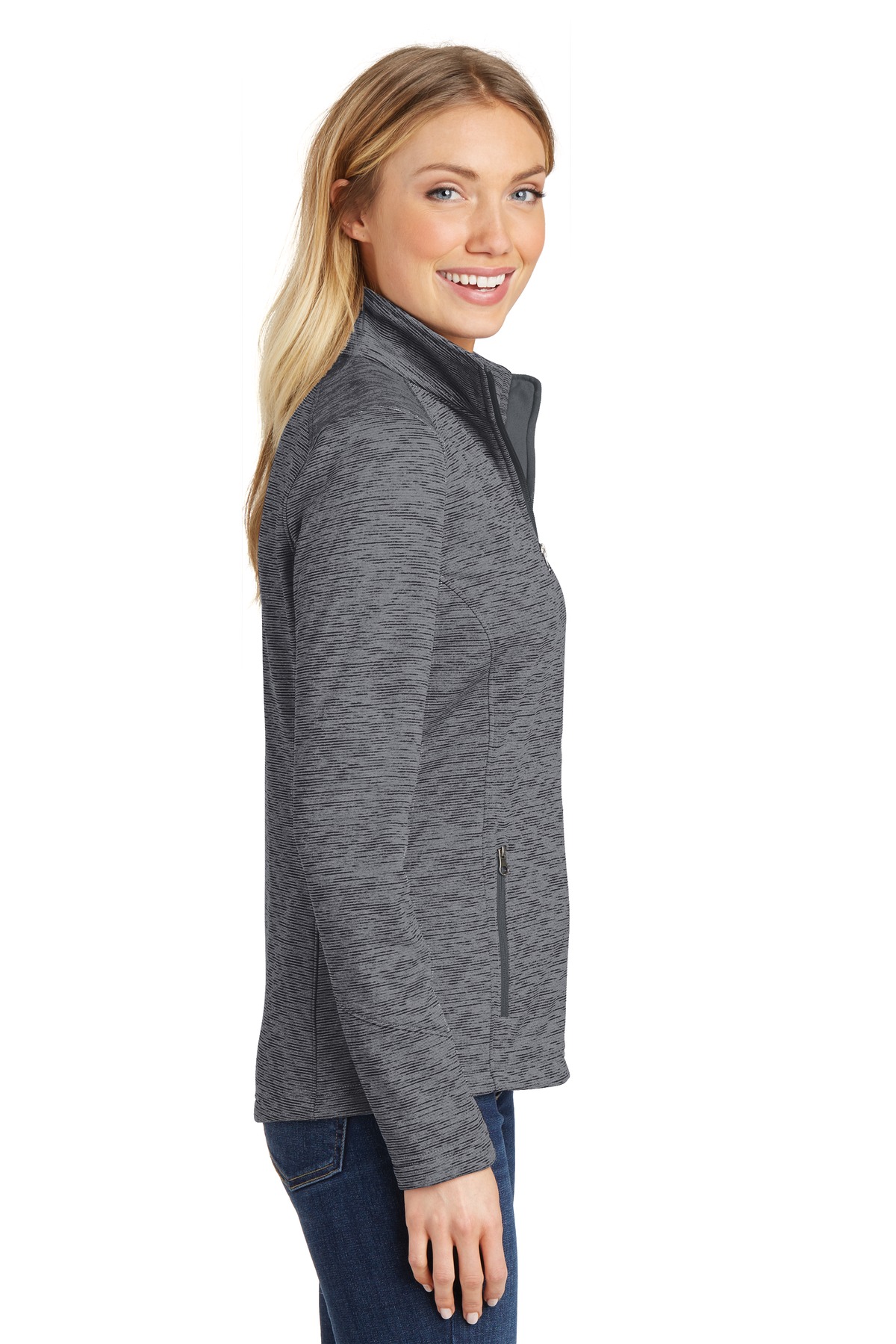 Women's Digi Stripe Fleece Jacket