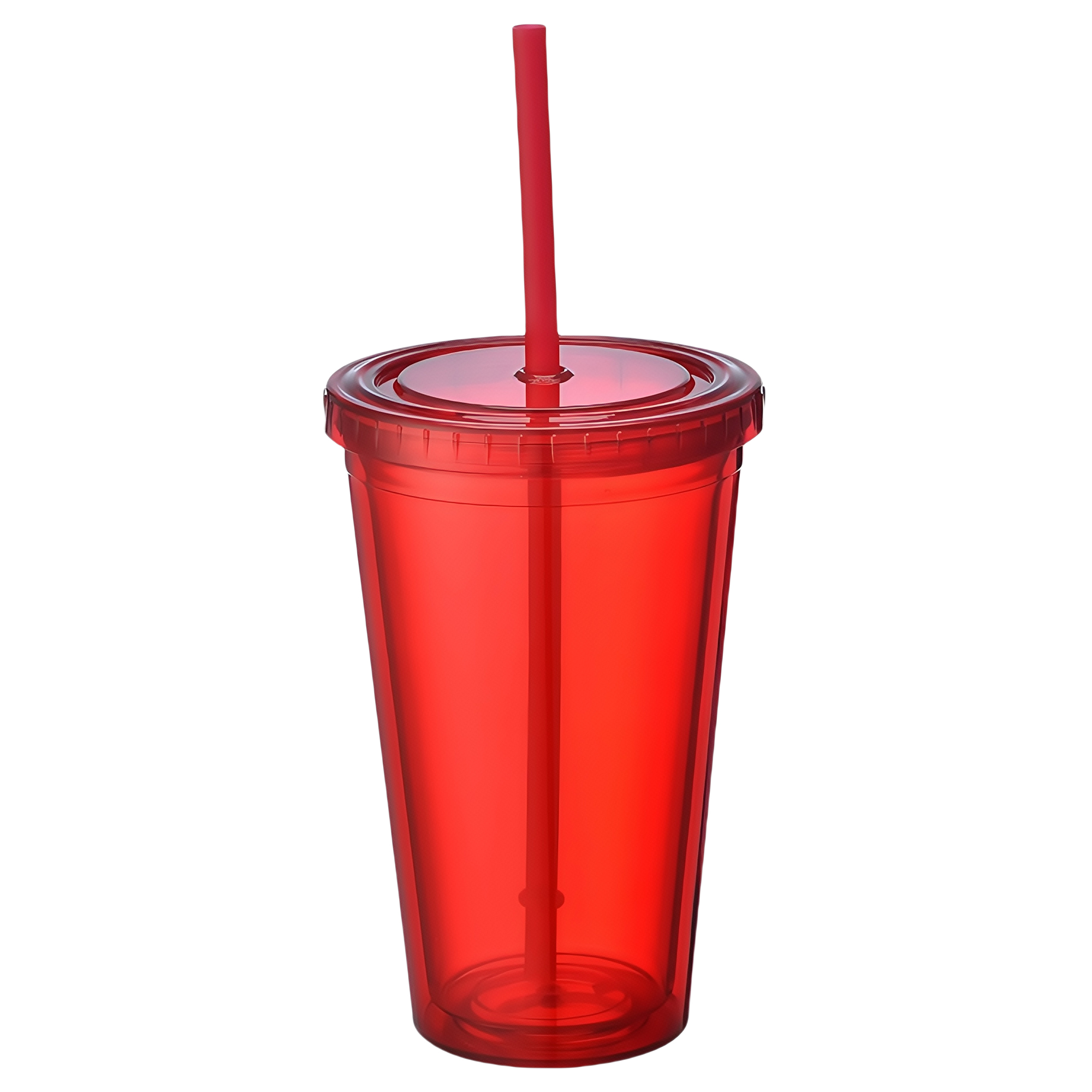 500ml Double Wall Plastic Straw Cup with Lid, custom plastic cup with logo imprint 7