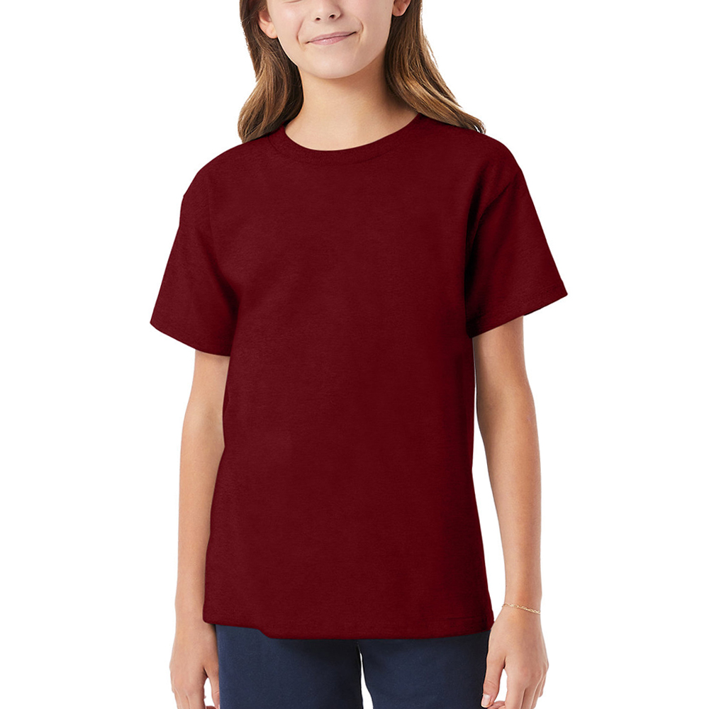 5.2 oz 100% Cotton (preshrunk) 54