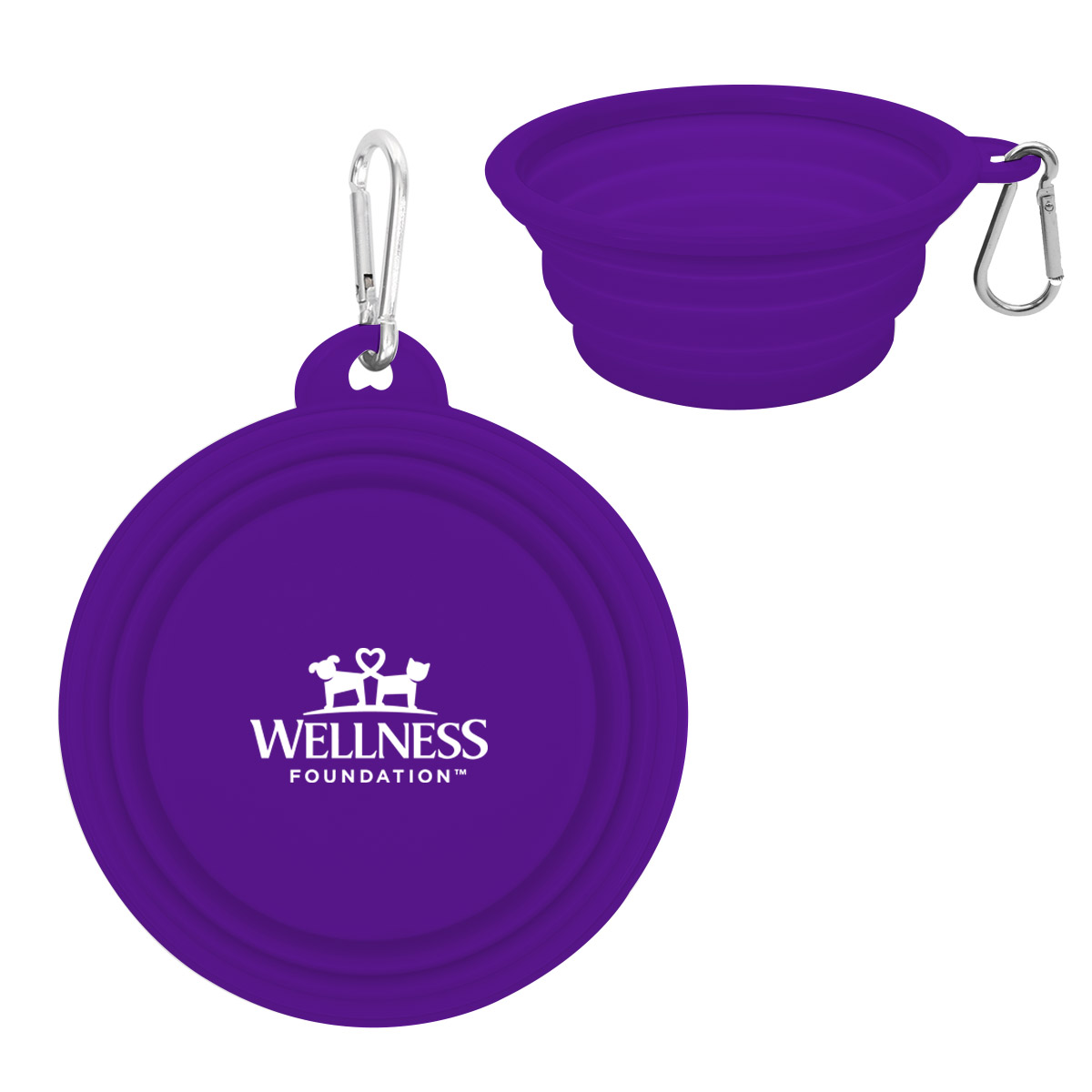 Collapsible Pet Bowl with Carabiner 5