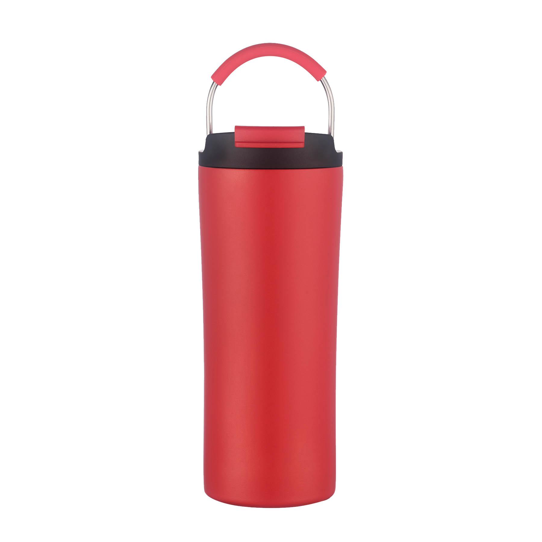 21oz. Dual Lid Vacuum Insulated Tumbler with Handle 6