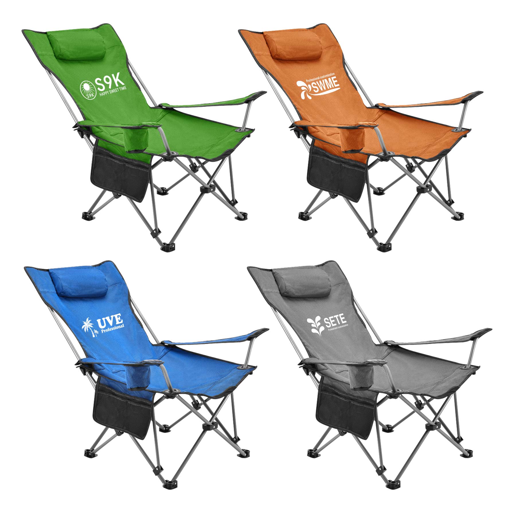 Outdoor Sitting And Lying Dual-purpose Folding Chair With Carry Bag 2