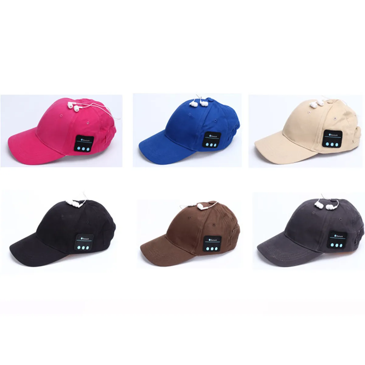 Bluetooth earphone Hat Adjustable Wireless Outdoor Sport Cap 1