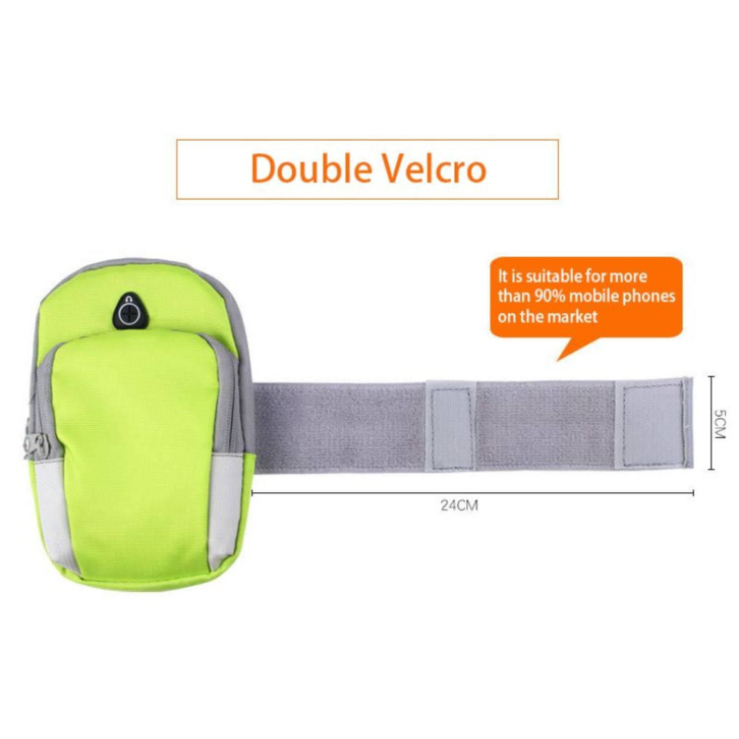 Nylon Fitness Armband w/ Custom Imprint Running Armband 10