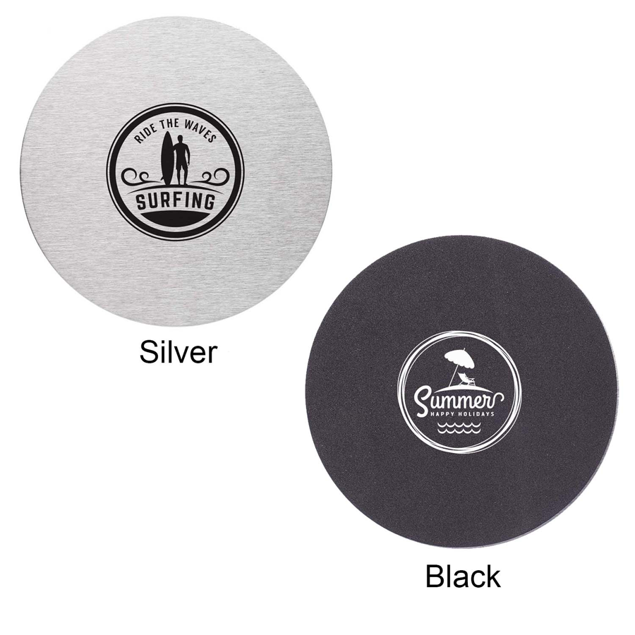 Round Stainless Steel Coasters 2