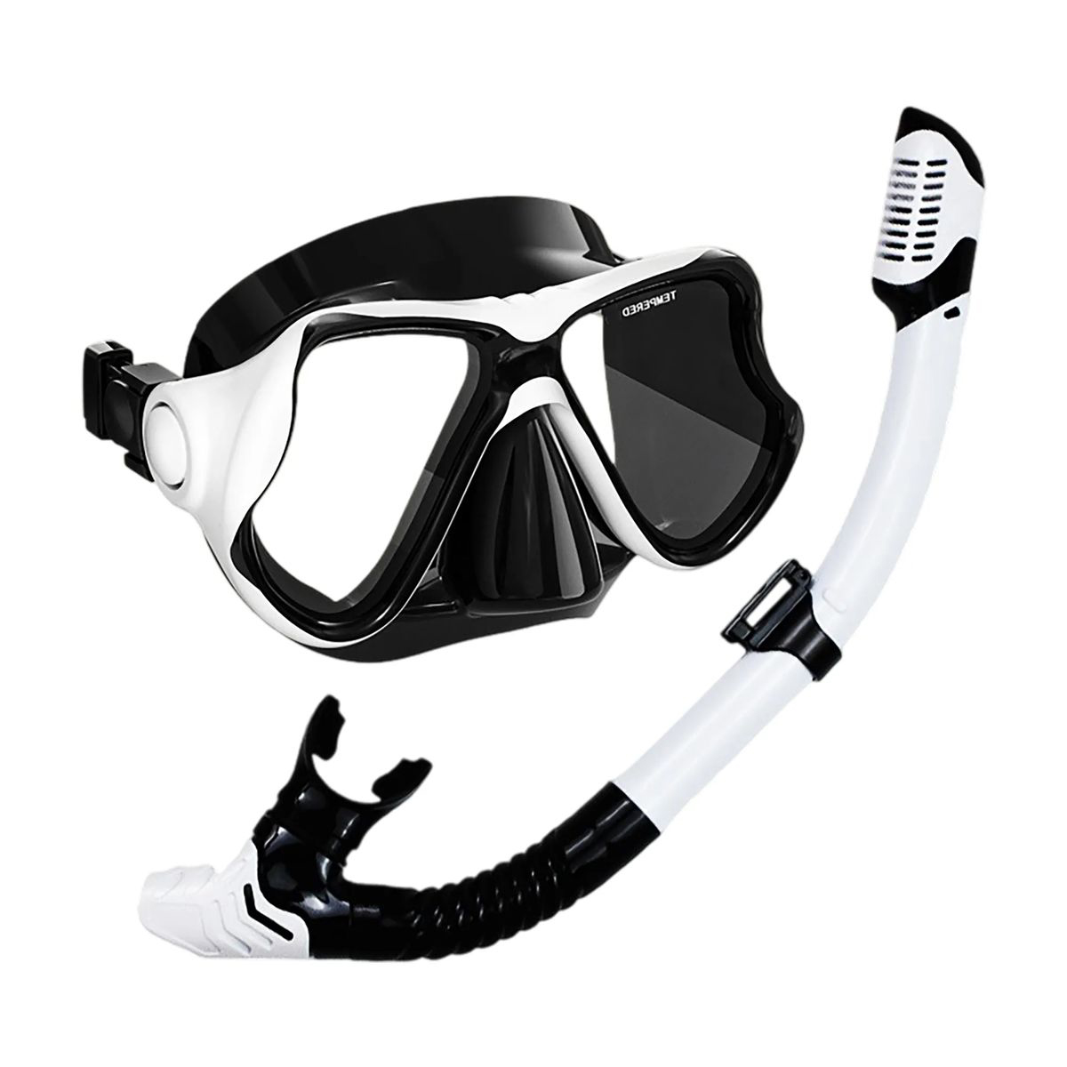 Lightweight Plastic Snorkel Set for Underwater Adventure 1