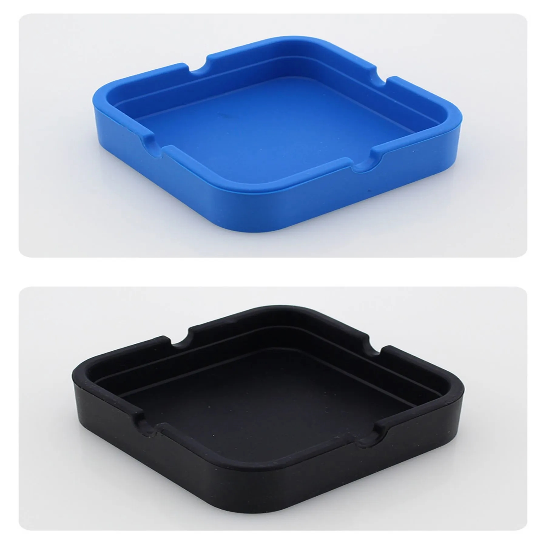 Square Silicone Ashtray 7
