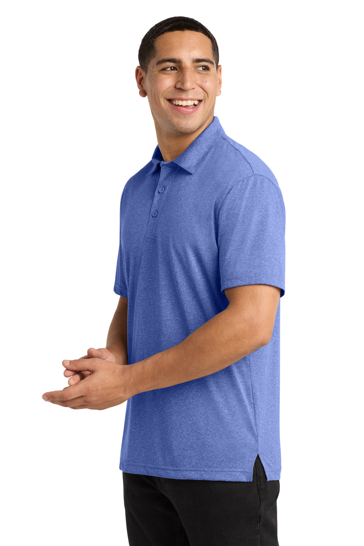 Sport-Tek Heather Contender Polo. ST660 25