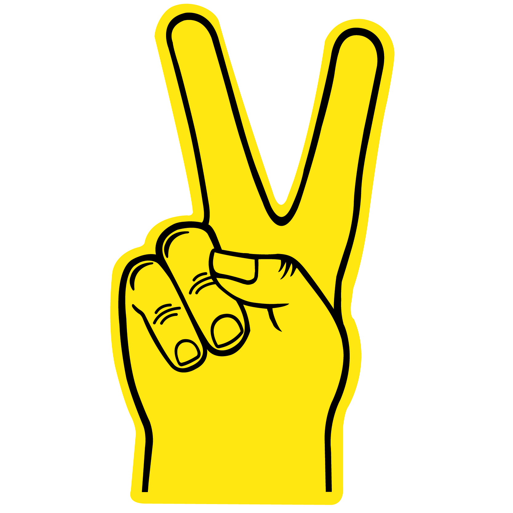 Foam Hand Peace 18" 22