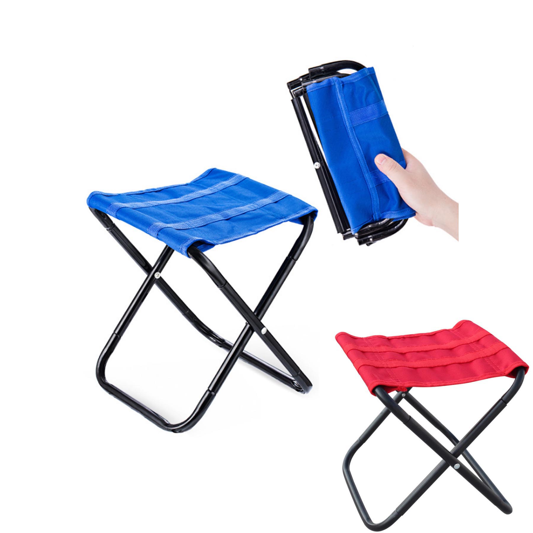 Folding Portable Lightweight Camp Stool Chair 2