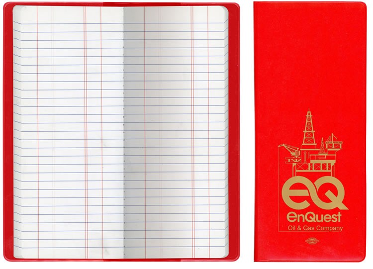 Oil & Pipe Long Tally Book-Standard Vinyl 11