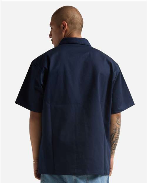 Unisex Quarter-Zip Short Sleeve Work Shirt - SHQZWS 4