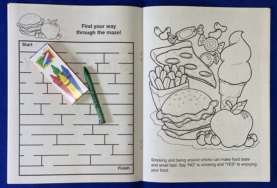 COLORING SET - Be Smart, Say No to Smoking Coloring Book Fun Pack 5