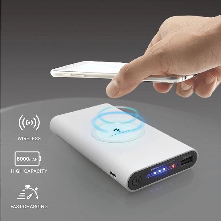 Purdue - 8000 mAh PORTABLE WIRELESS Qi POWERBANK 1