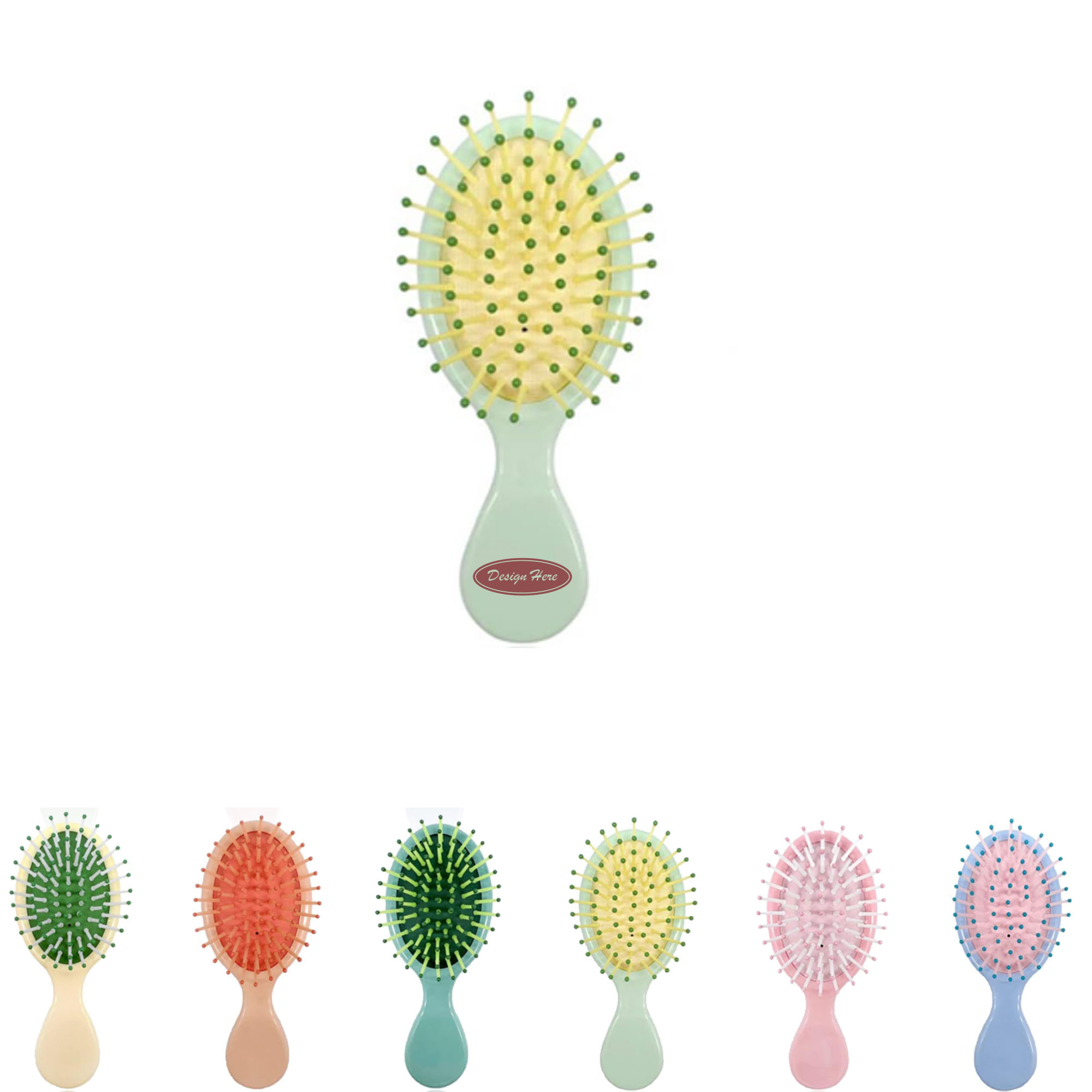 Portable Detangling Brush for Wet Hair, Suitable for All Types 2