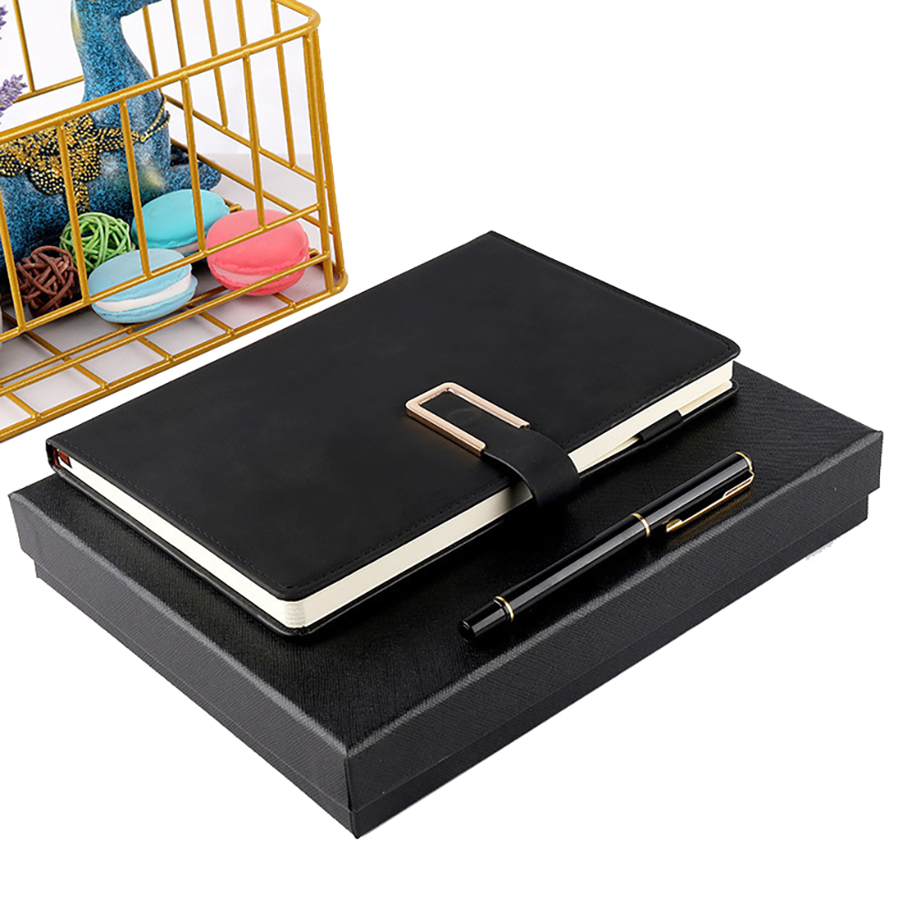 A5 sheepskin business buckle notebook 2