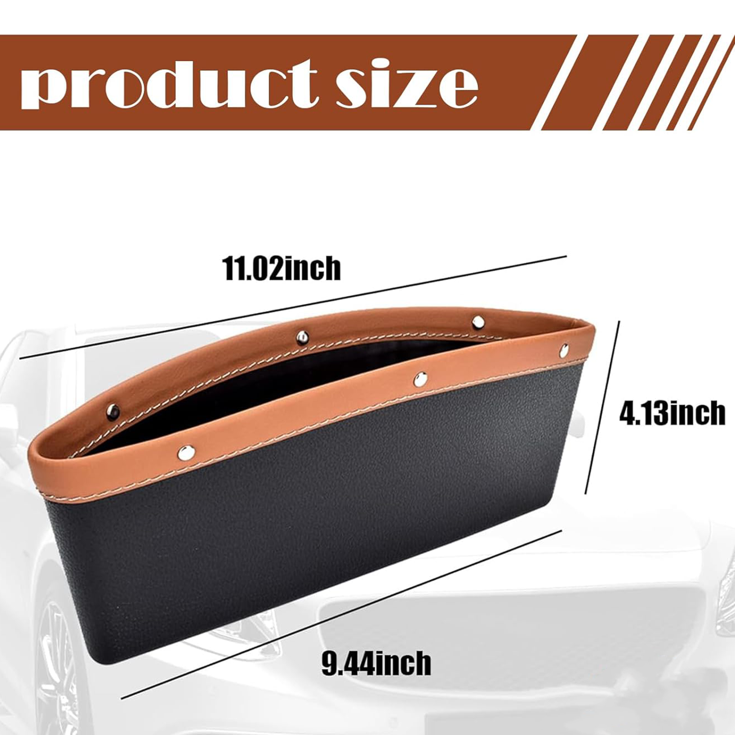 Premium PU Leather Car Seat Seam Gap Filler 3