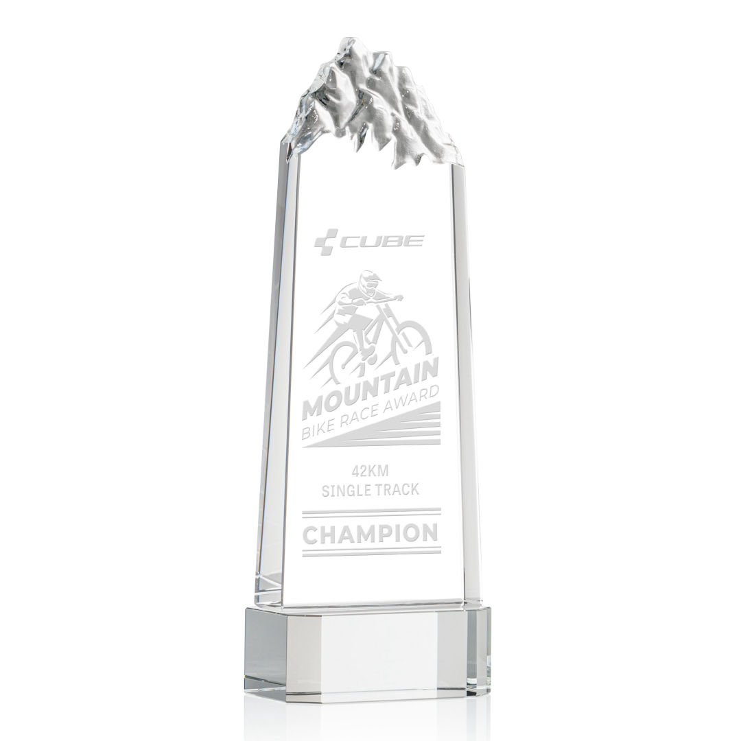 Himalayas Tower Award on Base - Clear 10