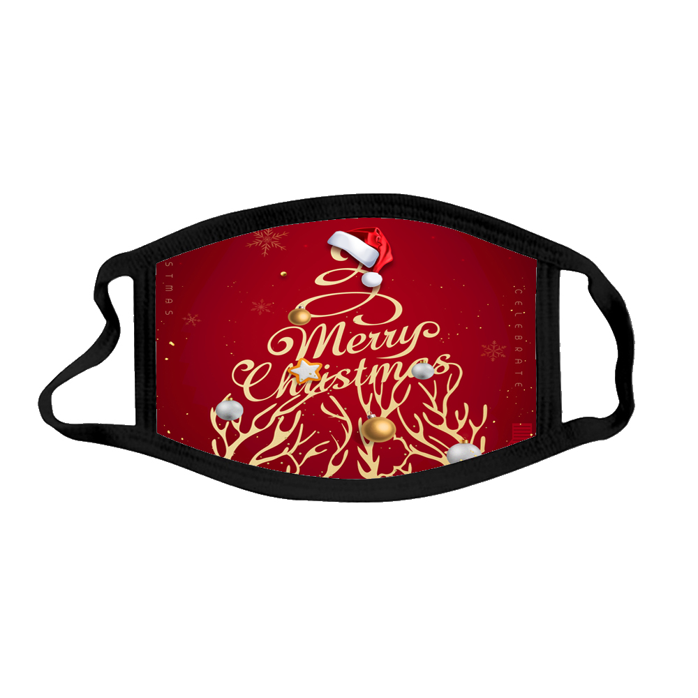 Christmas Polyester Face Mask Full Color 3