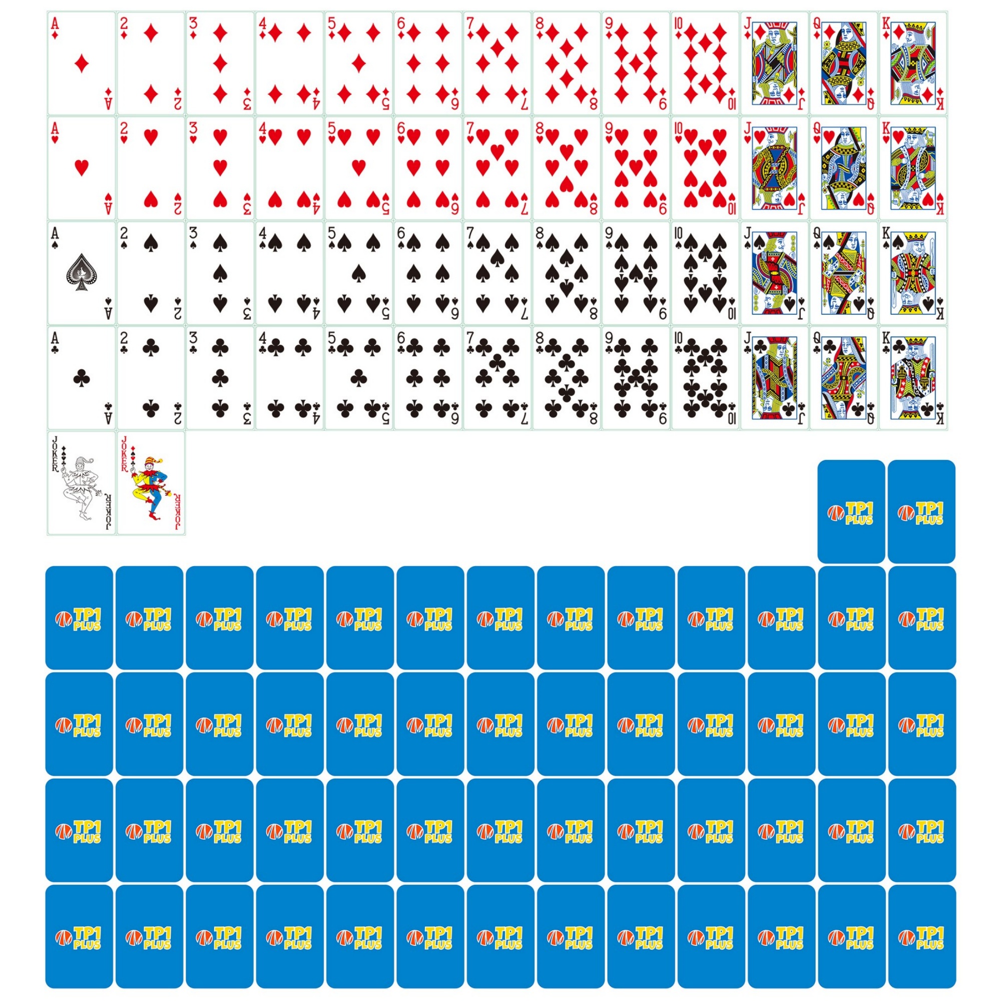 320GSM Fully Customized Standard Playing Cards 4