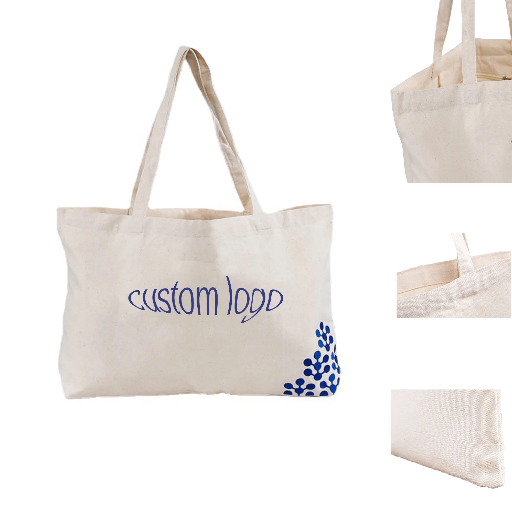 Customization Advertising Shopping Bag, custom tote bag with logo imprint 4