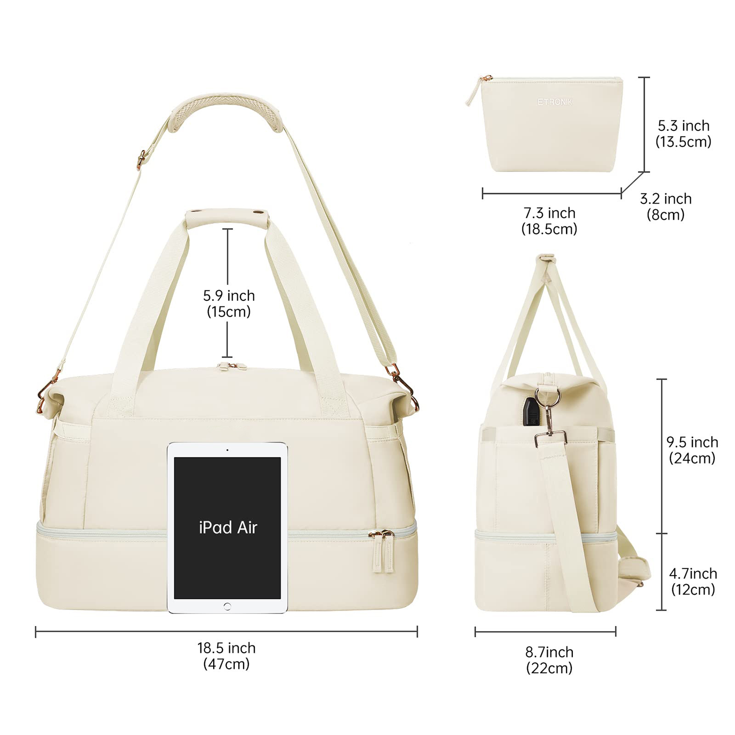 Travel Bag With Usb Charging Port 1