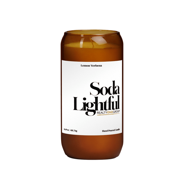 Flicker 16 oz Soda Shape Candle 28