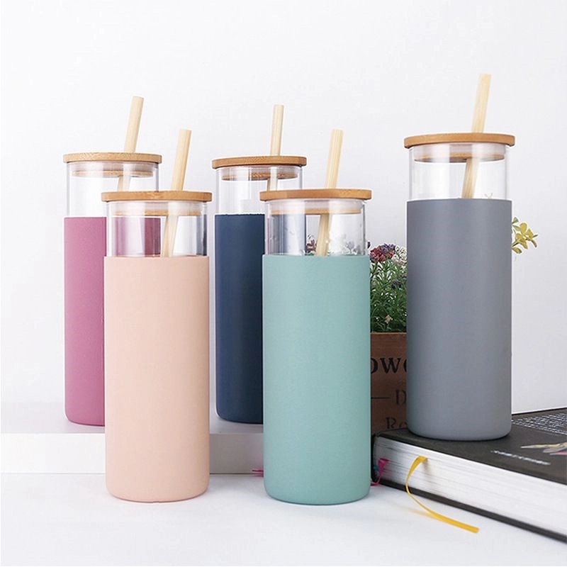 Glass Tumbler With Straw 2