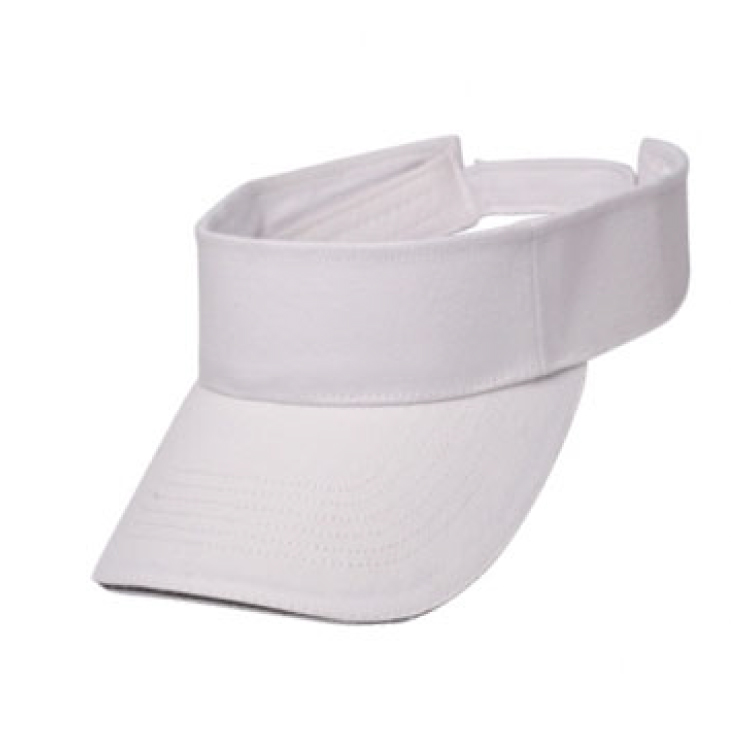 Solid Color Brushed Cotton Sandwich Visor 3