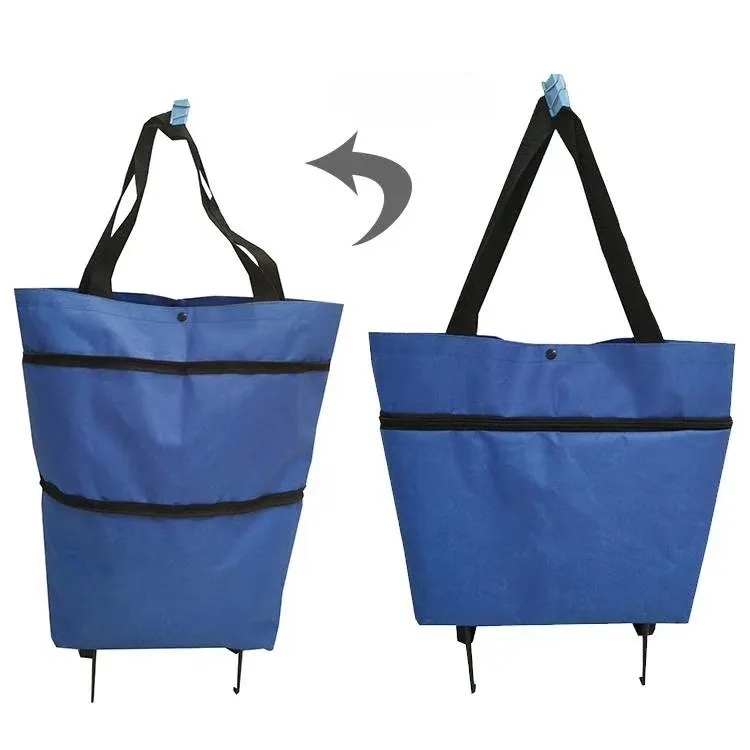 Supermarket Shopping Bag with Wheels 4