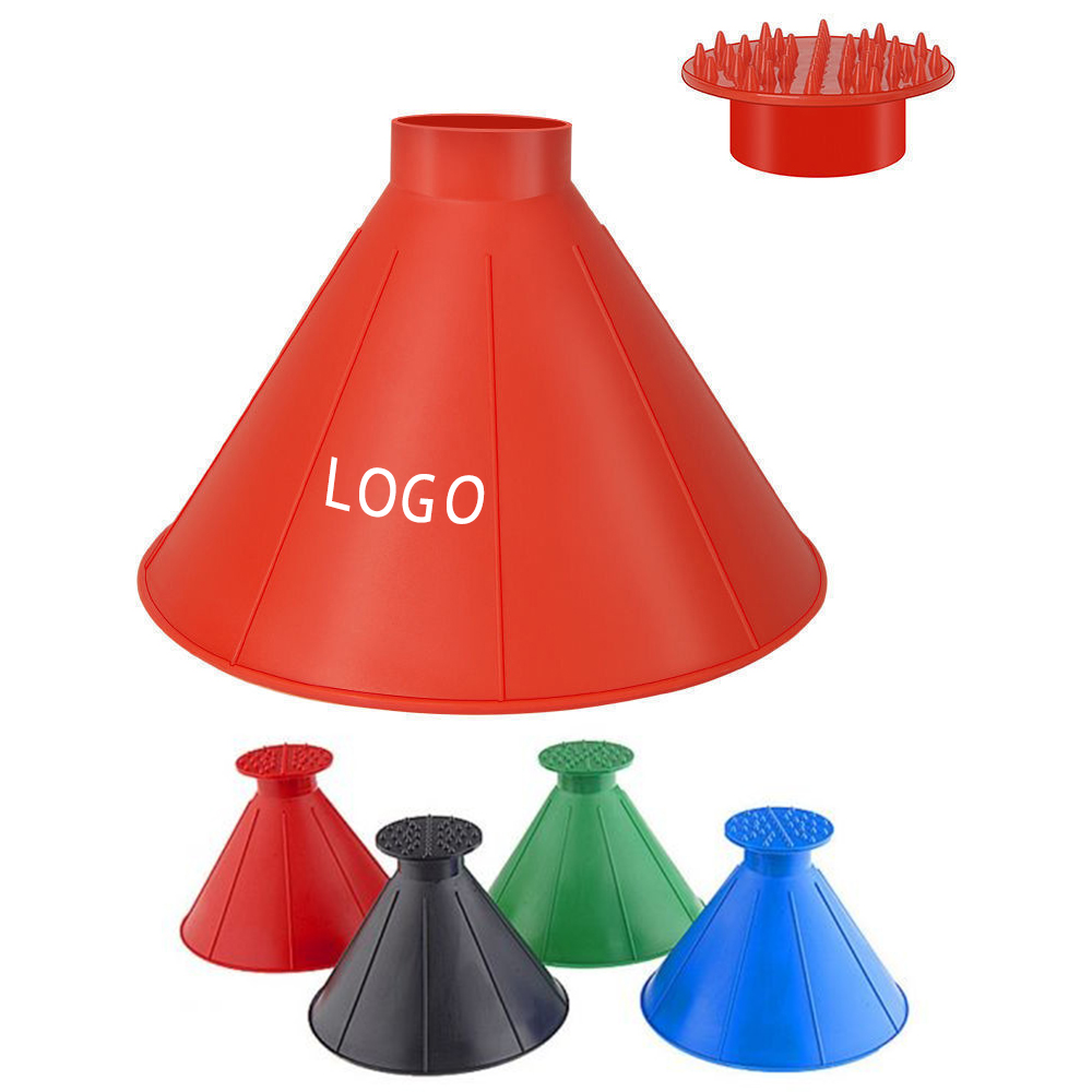 Cone-Shaped Windshield Ice Shovel 2