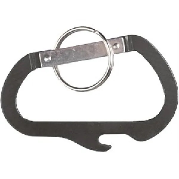 Carabiner with Bottle Opener and Key Ring 1