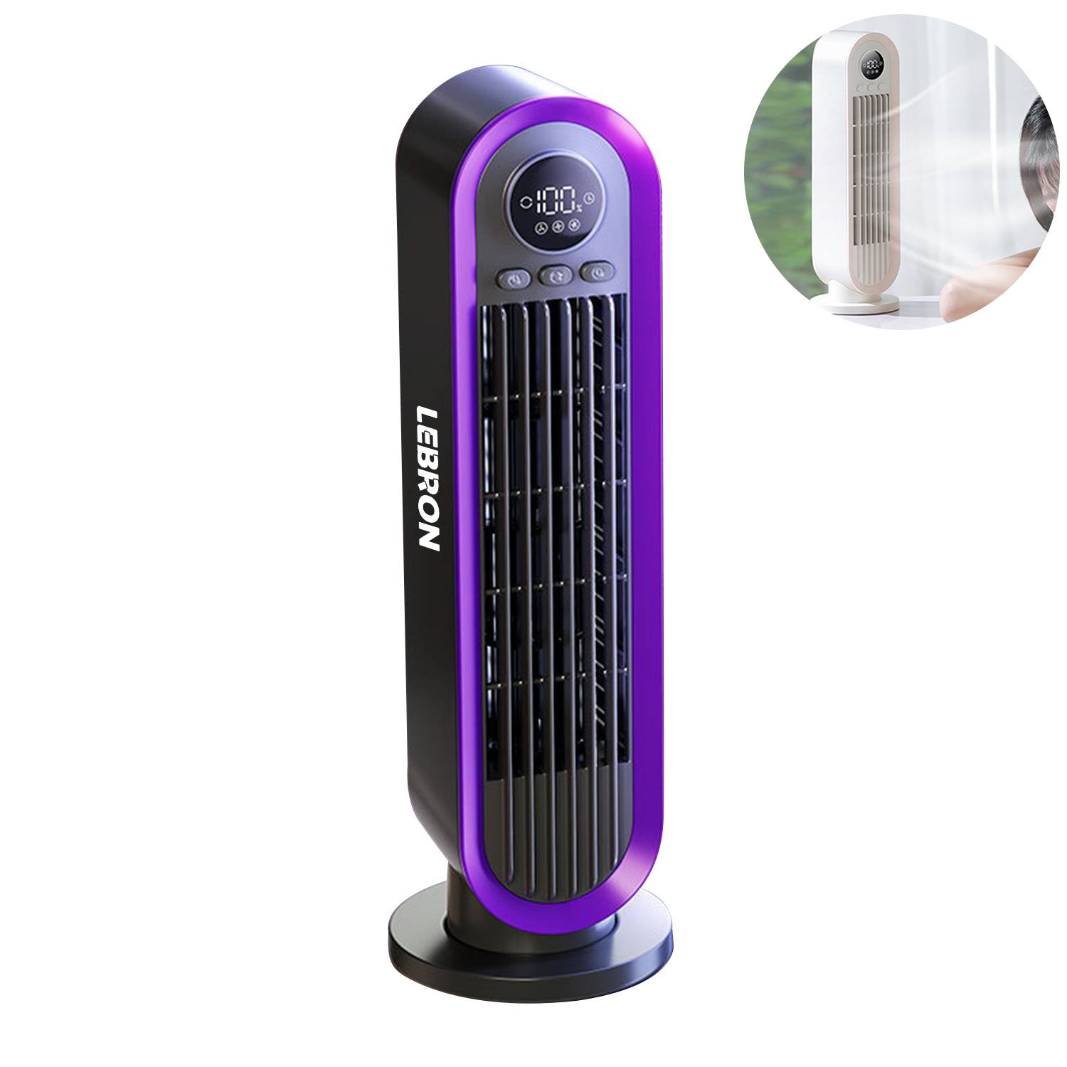 Timer Indoors Silent tower fan 4